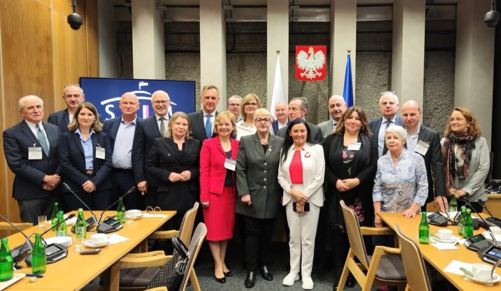 Group photo from a meeting of the Parliamentary Group on Pulmonary Diseases.